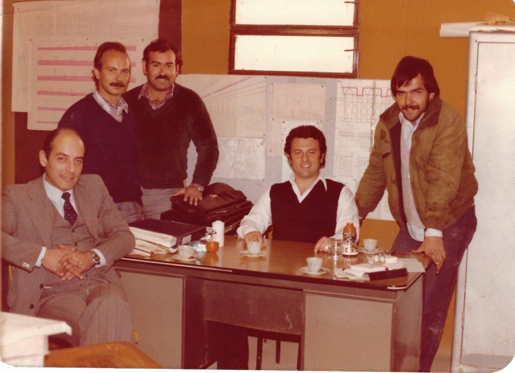 Equipo fundacional de la constructora edyco