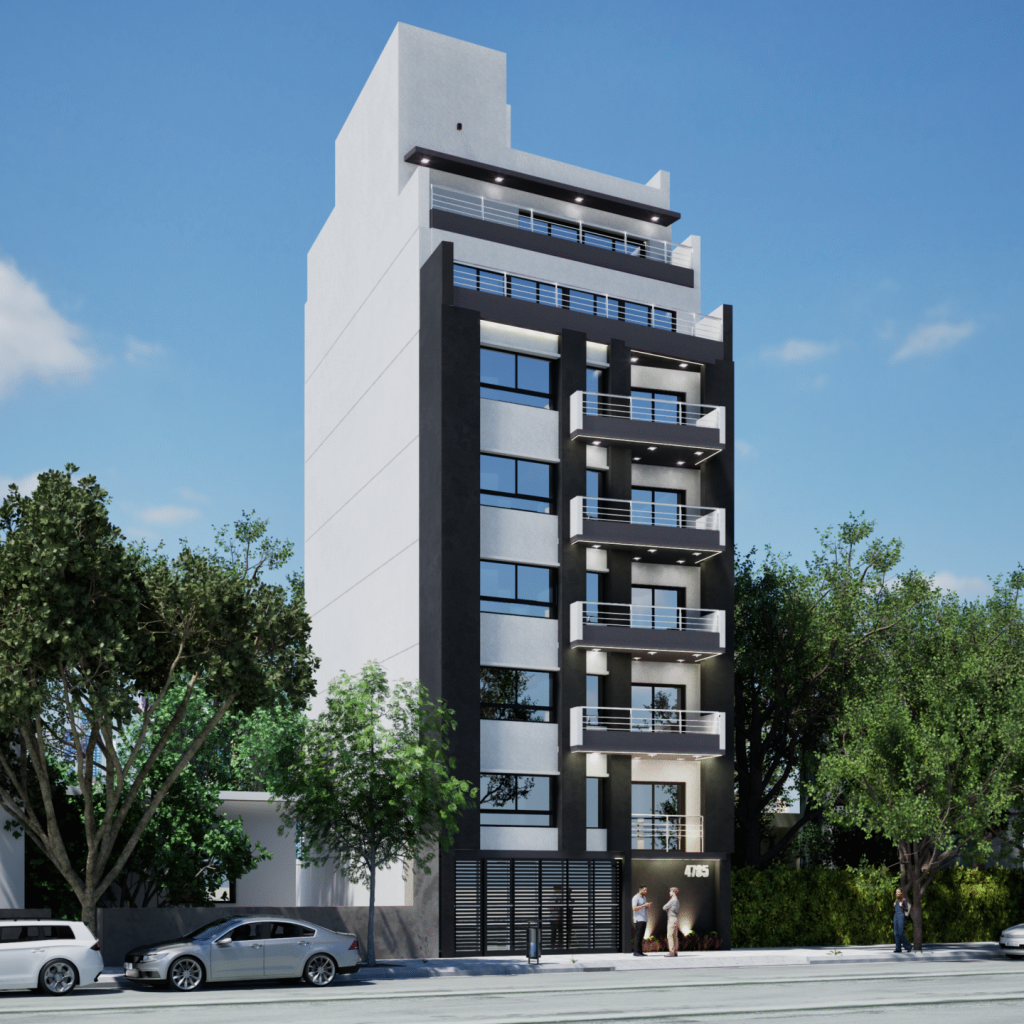 Pinto residencial, edificio en construcción, zona saavedra